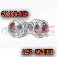 1157 5W RED CREE CANBUS ERROR FREE ..